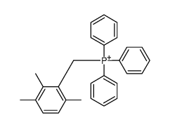triphenyl-[(2,3,6-trimethylphenyl)methyl]phosphanium结构式
