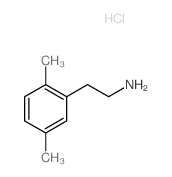 2-(2,5-dimethylphenyl)ethanamine,hydrochloride结构式