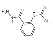 Benzoic acid,2-(acetylamino)-, hydrazide Structure