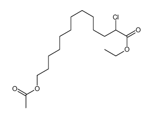 ethyl 13-acetyloxy-2-chlorotridecanoate Structure