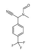 N-[cyano-[4-(trifluoromethyl)phenyl]methyl]-N-methylformamide结构式