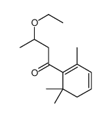 3-ethoxy-1-(2,6,6-trimethylcyclohexa-1,3-dien-1-yl)butan-1-one结构式