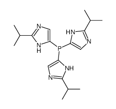 tris(2-propan-2-yl-1H-imidazol-5-yl)phosphane结构式