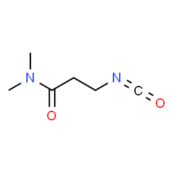Propanamide, 3-isocyanato-N,N-dimethyl- (9CI) Structure