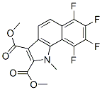 6,7,8,9-Tetrafluoro-1-methyl-1H-benz[g]indole-2,3-dicarboxylic acid dimethyl ester结构式
