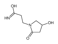 3-(4-hydroxy-2-oxopyrrolidin-1-yl)propanamide结构式