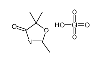 perchloric acid,2,5,5-trimethyl-1,3-oxazol-4-one结构式