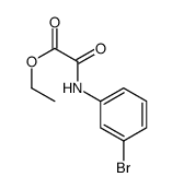 ethyl 2-(3-bromoanilino)-2-oxoacetate Structure