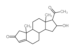 6-acetyl-7-hydroxy-3a,5a-dimethyl-3b,4,5,6,7,8,8a,8b,9,10-decahydro-3H-indeno[5,4-e]inden-2-one结构式