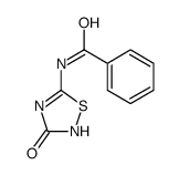 N-(3-oxo-1,2,4-thiadiazol-5-yl)benzamide结构式