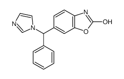 6-[imidazol-1-yl(phenyl)methyl]-3H-1,3-benzoxazol-2-one结构式