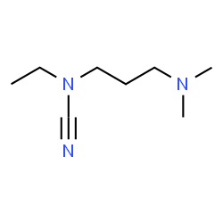 Cyanamide, [3-(dimethylamino)propyl]ethyl- (9CI) structure