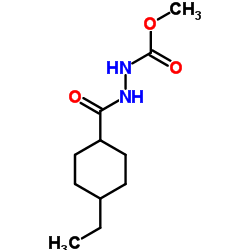 Methyl 2-[(4-ethylcyclohexyl)carbonyl]hydrazinecarboxylate Structure