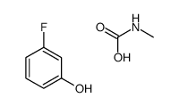 3-fluorophenol,methylcarbamic acid Structure
