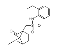 1-(7,7-dimethyl-3-oxo-4-bicyclo[2.2.1]heptanyl)-N-(2-ethylphenyl)methanesulfonamide Structure