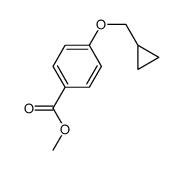 methyl 4-(cyclopropylmethoxy)benzoate结构式