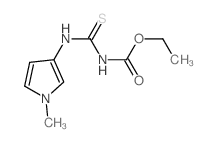 ethyl N-[(1-methylpyrrol-3-yl)thiocarbamoyl]carbamate Structure