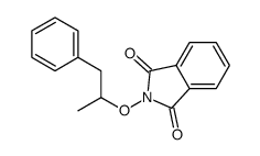 2-(1-phenylpropan-2-yloxy)isoindole-1,3-dione structure