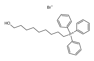 (9-hydroxynonyl)(triphenyl)phosphonium bromide Structure