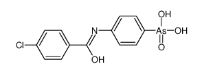 [4-[(4-chlorobenzoyl)amino]phenyl]arsonic acid Structure