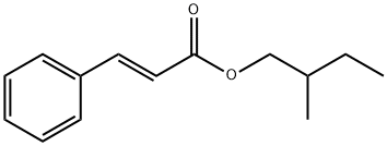 2-Propenoic acid, 3-phenyl-, 2-Methylbutyl ester, (E)-结构式