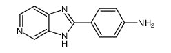 4-(3H-imidazo[4,5-c]pyridin-2-yl)aniline结构式