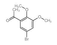 1-(5-bromo-2,3-dimethoxy-phenyl)ethanone structure