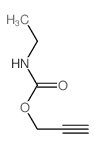 prop-2-ynyl N-ethylcarbamate Structure
