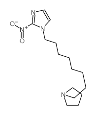 1H-Imidazole,2-nitro-1-[8-(1-pyrrolidinyl)octyl]-结构式