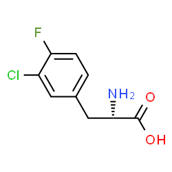 3-Chloro-4-fluoro-L-phenylalanine结构式