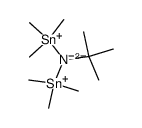 bis(trimethylstannyl)-tert-butylamine结构式