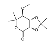 D-lyxo-Hexonic acid, 6-deoxy-5-C-methyl-4-O-methyl-2,3-O-(1-methylethylidene)-, delta-lactone (9CI) picture