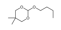 2-butoxy-5,5-dimethyl-1,3-dioxane结构式