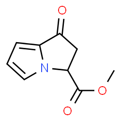 1H-Pyrrolizine-3-carboxylicacid,2,3-dihydro-1-oxo-,methylester,(S)-(9CI) structure