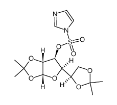 1,2:5,6-di-O-isopropylidene-3-O-(N-imidazole-1-sulfonyl)-α-D-glucofuranose Structure