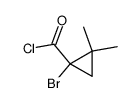 Cyclopropanecarbonyl chloride, 1-bromo-2,2-dimethyl- (9CI) picture