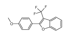 2-(4-methoxyphenyl)-3-(trifluoromethyl)-1-benzofuran Structure
