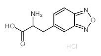 5-(2-AMINO-2-CARBOXYETHYL)BENZO[C]FURAZANEHYDROCHLORIDE结构式