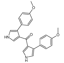bis[4-(4-methoxyphenyl)-1H-pyrrol-3-yl]methanone Structure