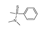 N,N,P-trimethyl-P-phenylphosphinothioic amide结构式