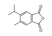 5-methyl-6-propan-2-yl-2-benzofuran-1,3-dione结构式