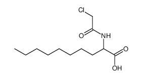 rac-2-(chloroacetylamino)decanoic acid Structure