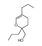 3,4-dihydro-2,5-dipropyl-2H-pyran-2-methanol结构式