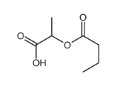 2-butanoyloxypropanoic acid Structure