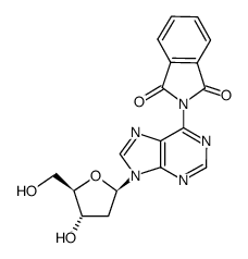 2'-deoxy-N6-phthaloyladenosine结构式