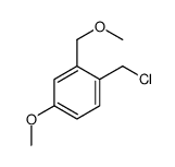 1-(chloromethyl)-4-methoxy-2-(methoxymethyl)benzene结构式