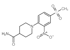 1-[4-(METHYLSULFONYL)-2-NITROPHENYL]PIPERIDINE-4-CARBOXAMIDE picture