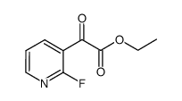 ethyl 2-(2-fluoropyridin-3-yl)-2-oxoacetate structure