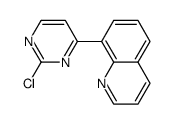 2-chloro-4-(quinolin-8-yl)pyrimidine结构式