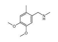 N-(4,5-DIMETHOXY-2-METHYLBENZYL)-N-METHYLAMINE Structure